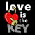 Love Is The Key Cool Valentine Slogan tiny thumbnail