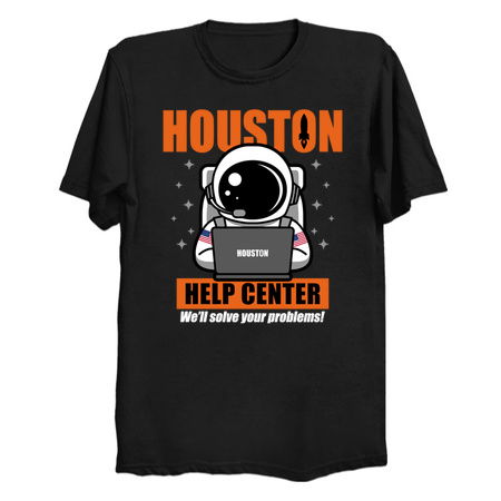 Funny Houston Astronaut Call Center Cartoon Meme tiny thumbnail