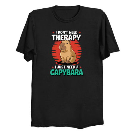 I don't need therapy, I just need a capybara tiny thumbnail