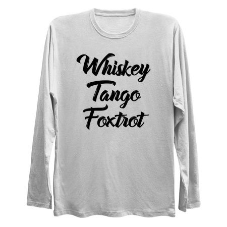 Whiskey Tango Foxtrot WTF with Black Text tiny thumbnail