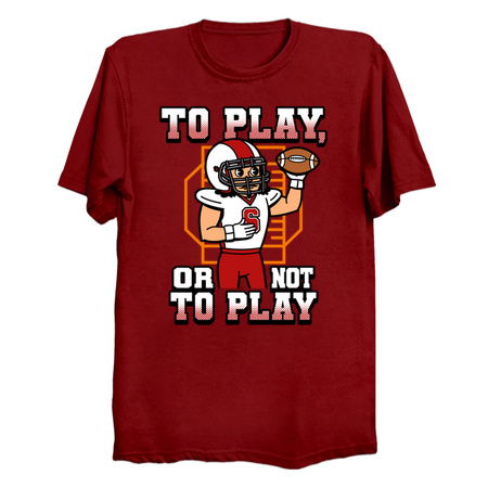 Funny Shakespeare Football Lover Superbowl NFL Cartoon tiny thumbnail