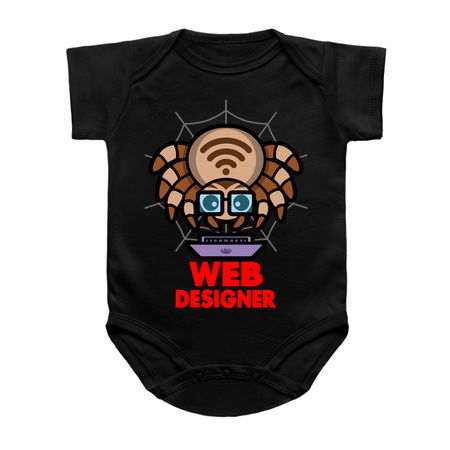 Cute Kawaii Web Designer Spider Cartoon tiny thumbnail