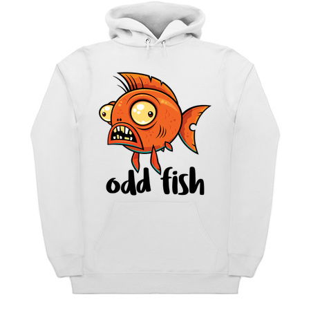 Odd Fish Quirky Funny Orange Goldfish Cartoon tiny thumbnail