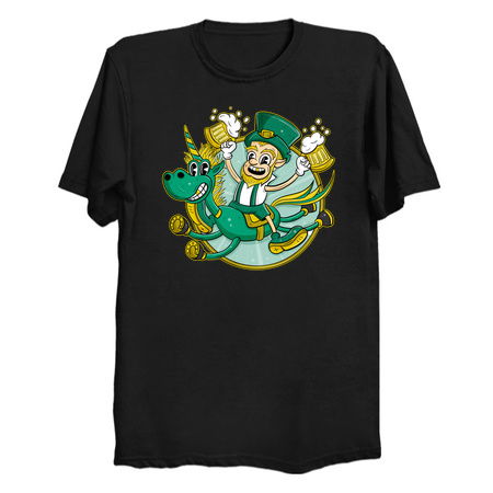 Leprechaun Riding Unicorn St. Patrick’s Day tiny thumbnail