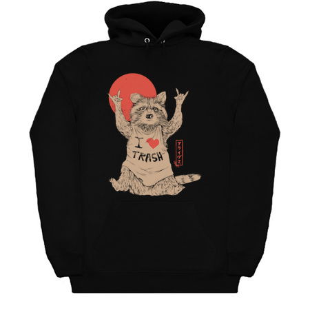 I Love Trash - Funny Rock n Roll Trash Panda tiny thumbnail