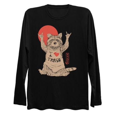 I Love Trash - Funny Rock n Roll Trash Panda tiny thumbnail