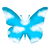Sky Cloud Blue Butterfly Silhouette tiny thumbnail