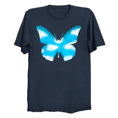 Sky Cloud Blue Butterfly Silhouette tiny thumbnail