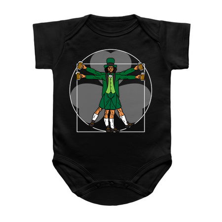 Vitruvian Irishman Saint Patrick's Day tiny thumbnail