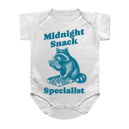 Midnight Snack Specialist Raccoon Pizza Art tiny thumbnail
