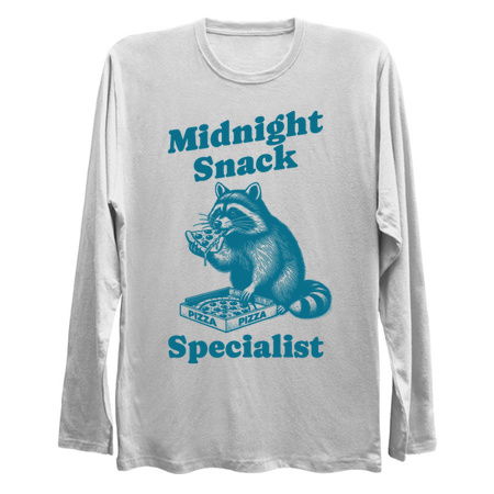 Midnight Snack Specialist Raccoon Pizza Art tiny thumbnail