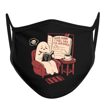 Feeling Invisible Ironic Dark Humor Ghost tiny thumbnail