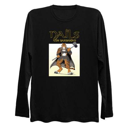 Nails the Barbarian: Cover art shirt II tiny thumbnail