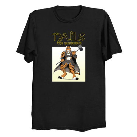 Nails the Barbarian: Cover art shirt II tiny thumbnail