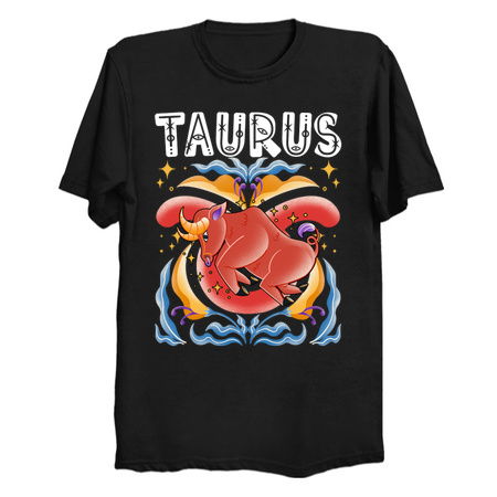 Taurus Zodiac Art - Majestic Bull Design tiny thumbnail