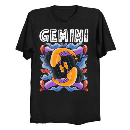 Gemini Zodiac Art - Dual Personality Design tiny thumbnail