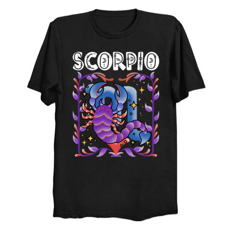 Scorpio Zodiac Art - Mystical Scorpion Design tiny thumbnail
