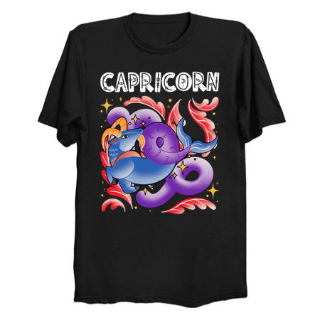 Capricorn Zodiac Art - Mystical Sea Goat Design tiny thumbnail