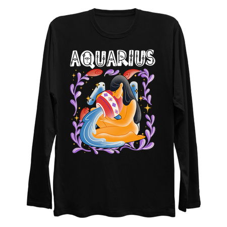 Aquarius Zodiac Art - Mystical Water Bearer Design tiny thumbnail