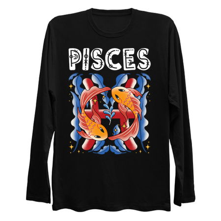 Pisces Zodiac Art - Mystical Fish Design tiny thumbnail