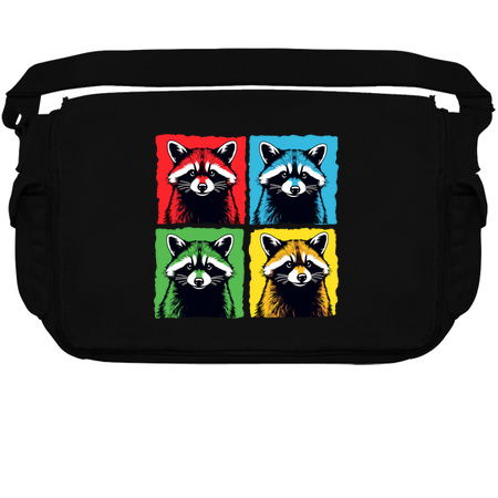 Pop Art Raccoon Colorful Retro Design tiny thumbnail