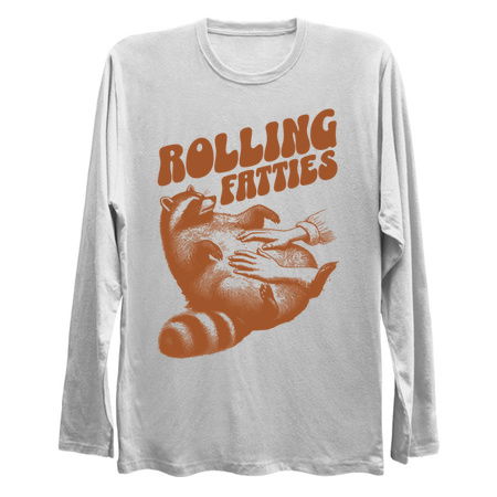 Rolling Fatties Funny Raccoon Design tiny thumbnail