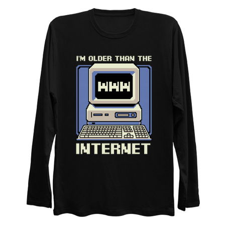 Older Than The Internet - Vintage Computer Pixel Art tiny thumbnail