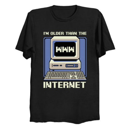 Older Than The Internet - Vintage Computer Pixel Art tiny thumbnail