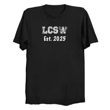 Licensed Clinical Social Worker Gift - LCSW Established 2025 tiny thumbnail