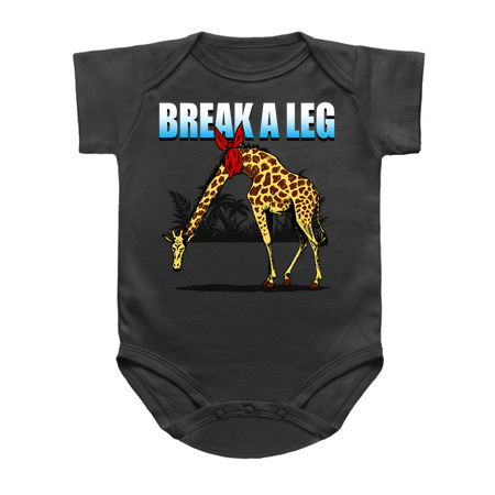 Break A Leg Funny Giraffe Safari Idiom tiny thumbnail