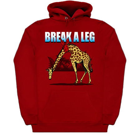 Break A Leg Funny Giraffe Safari Idiom tiny thumbnail