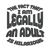 Legally An Adult - Funny Adulting tiny thumbnail