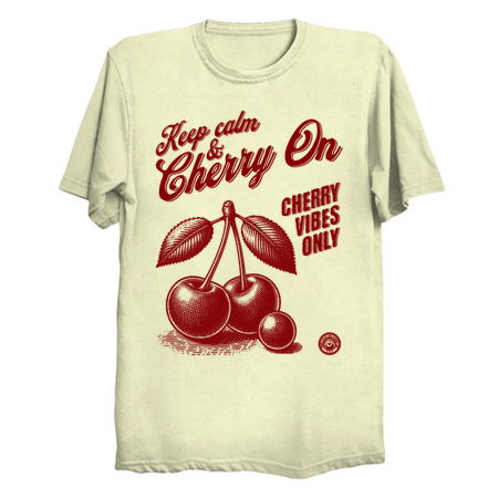 Keep Calm & Cherry On Retro Design tiny thumbnail