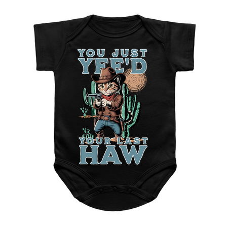 Cowboy Cat "Yee'd Your Last Haw" Design tiny thumbnail