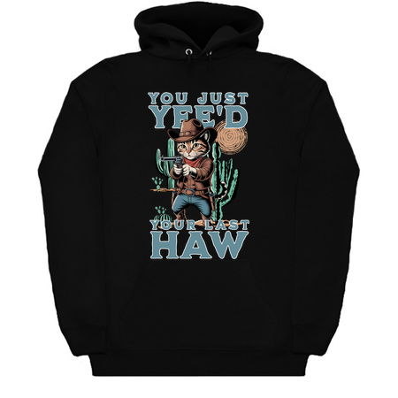 Cowboy Cat "Yee'd Your Last Haw" Design tiny thumbnail