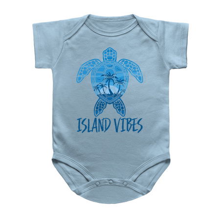 Island Vibes Tropical Sunset Sea Turtle Design tiny thumbnail