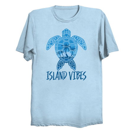 Island Vibes Tropical Sunset Sea Turtle Design tiny thumbnail