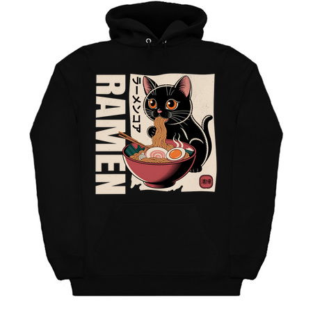 Cute Ramen Cat Japanese Food Design tiny thumbnail