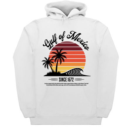 Gulf of Mexico Since 1672 Retro Sunset Design tiny thumbnail