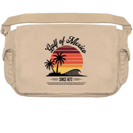 Gulf of Mexico Since 1672 Retro Sunset Design tiny thumbnail
