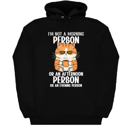 I'm Not a Morning Person... Funny Cat Sarcastic Design tiny thumbnail