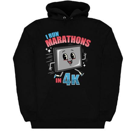 Funny Vintage Binge Watching Running Meme tiny thumbnail