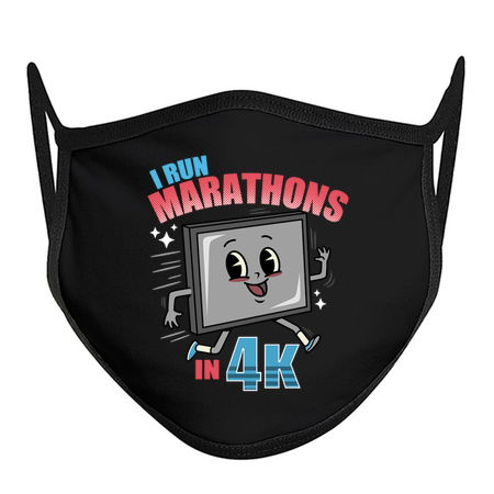 Funny Vintage Binge Watching Running Meme tiny thumbnail