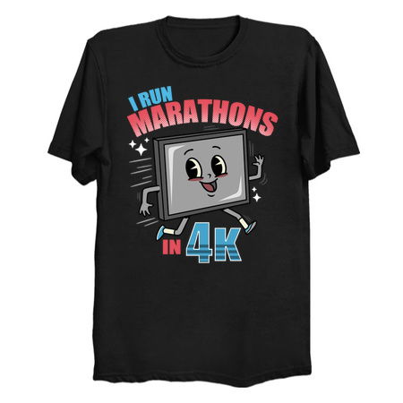 Funny Vintage Binge Watching Running Meme tiny thumbnail