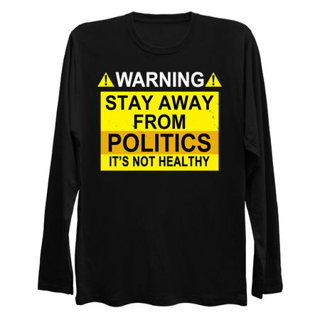 Funny Politics Political Warning Sign tiny thumbnail