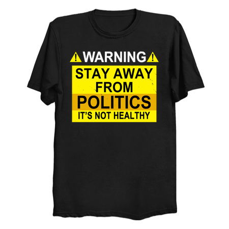 Funny Politics Political Warning Sign tiny thumbnail