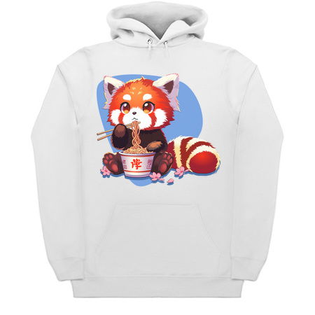 Ramen - Anime Aesthetic Red Panda Eating Ramen tiny thumbnail