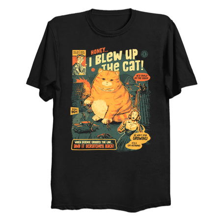 Honey I Blew Up The Cat Funny Movie Poster tiny thumbnail