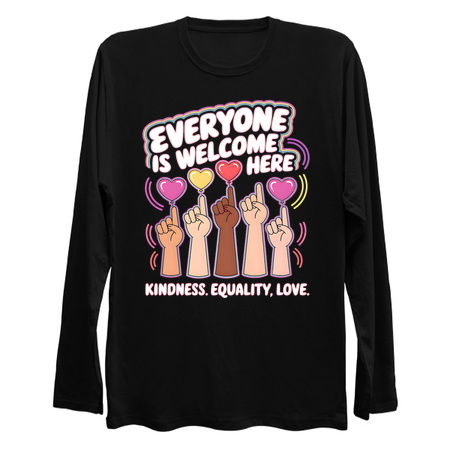 Everyone Is Welcome Here Idaho Teacher Design – Heart Balloons Alt Edition tiny thumbnail