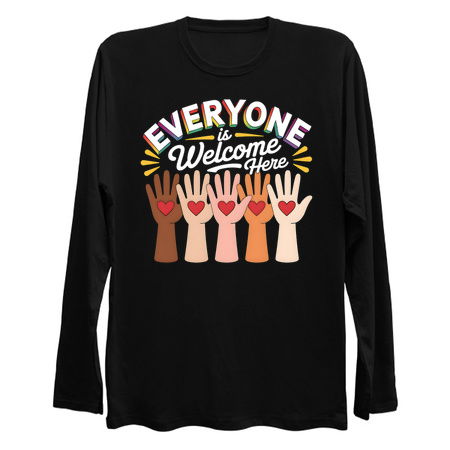 Everyone Is Welcome Here Idaho Teacher Design – Radiant Rainbow Edition tiny thumbnail